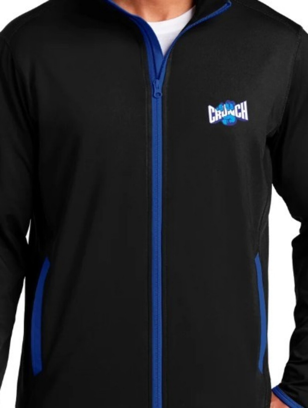 Crunch Fitness Gym Track Jacket / Zip-Up Sweatshirt